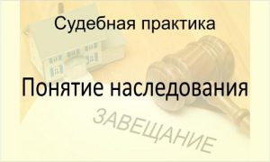 Судебная практика: Понятие наследования (статья 1216 ГК Украины) Понятие наследования