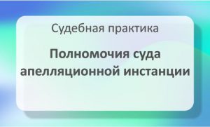 Полномочия суда апелляционной инстанции