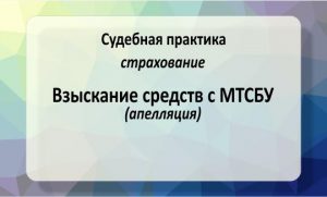 Взыскание средств с МТСБУ (№756/3004/18, апелляция)